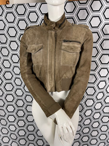 Blouson en daim Twin-set Simona Barbieri taille 40