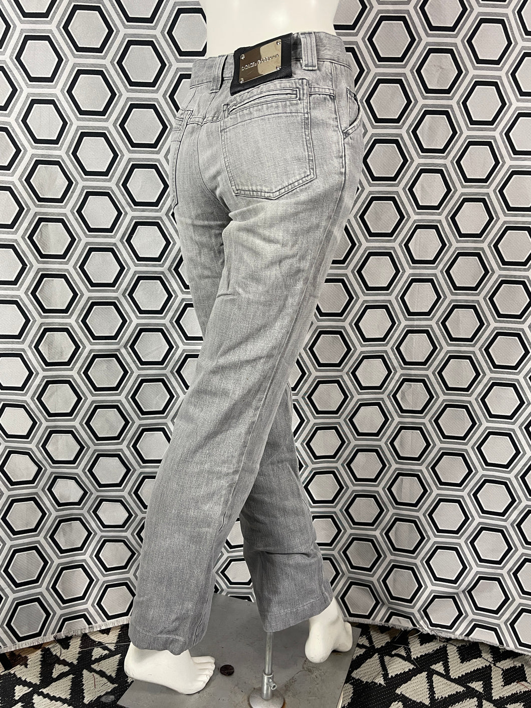 Jeans gris clair Dolce & Gabbana taille 34