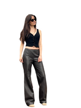 Charger l&#39;image dans la galerie, Pantalon en cuir Mugler taille 36
