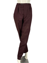 Charger l'image dans la galerie, Pantalon à pinces vintage Thierry Mugler lie de vin taille 42
