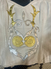 Charger l&#39;image dans la galerie, Incroyable bustier en cuir Jean Claude Jitrois taille 38
