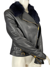 Charger l&#39;image dans la galerie, Blouson en cuir Paul Smith taille 36
