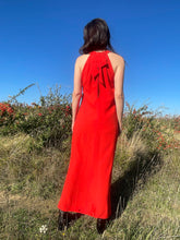 Charger l&#39;image dans la galerie, Robe longue rouge Yves Saint Laurent rive gauche taille 40
