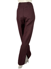 Charger l'image dans la galerie, Pantalon à pinces vintage Thierry Mugler lie de vin taille 42
