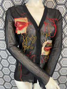 Cardigan mesh Jean Paul Gaultier taille 38