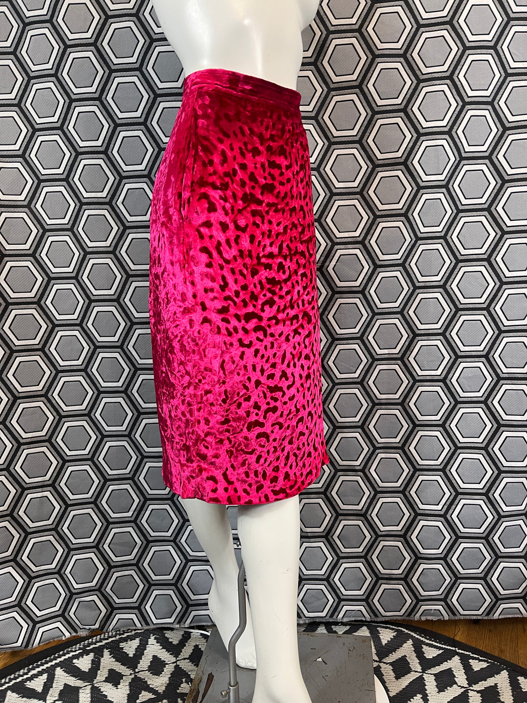 Jupe en velours Yves Saint Laurent rive gauche taille 44