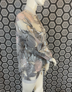Bomber Gai Mattiolo argenté taille 38