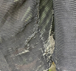 Ensemble de plage : combishort et paréo métallisé taille 38