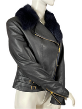 Charger l&#39;image dans la galerie, Blouson en cuir Paul Smith taille 36
