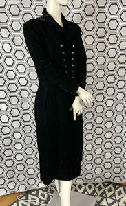 Manteau en velours Armand Ventilo taille 40