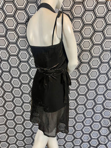 Ensemble de plage : combishort et paréo métallisé taille 38