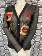 Charger l&#39;image dans la galerie, Cardigan mesh Jean Paul Gaultier taille 38
