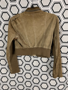 Blouson en daim Twin-set Simona Barbieri taille 40