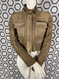 Blouson en daim Twin-set Simona Barbieri taille 40