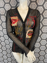 Charger l&#39;image dans la galerie, Cardigan mesh Jean Paul Gaultier taille 38
