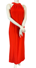 Charger l&#39;image dans la galerie, Robe longue rouge Yves Saint Laurent rive gauche taille 40
