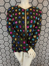 Charger l'image dans la galerie, Veste à sequins vintage taille 40

