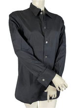 Charger l&#39;image dans la galerie, Chemise noire Yohji Yamamoto taille 40
