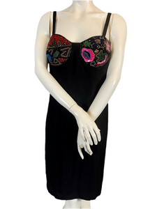 Exceptionnelle robe à perles Louis Feraud taille 42