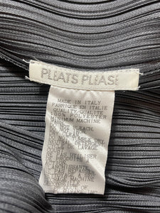 Veste gris foncé Pleats Please Issey Miyake