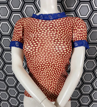 Charger l&#39;image dans la galerie, Haut polka en mesh Jean Paul Gaultier taille 36
