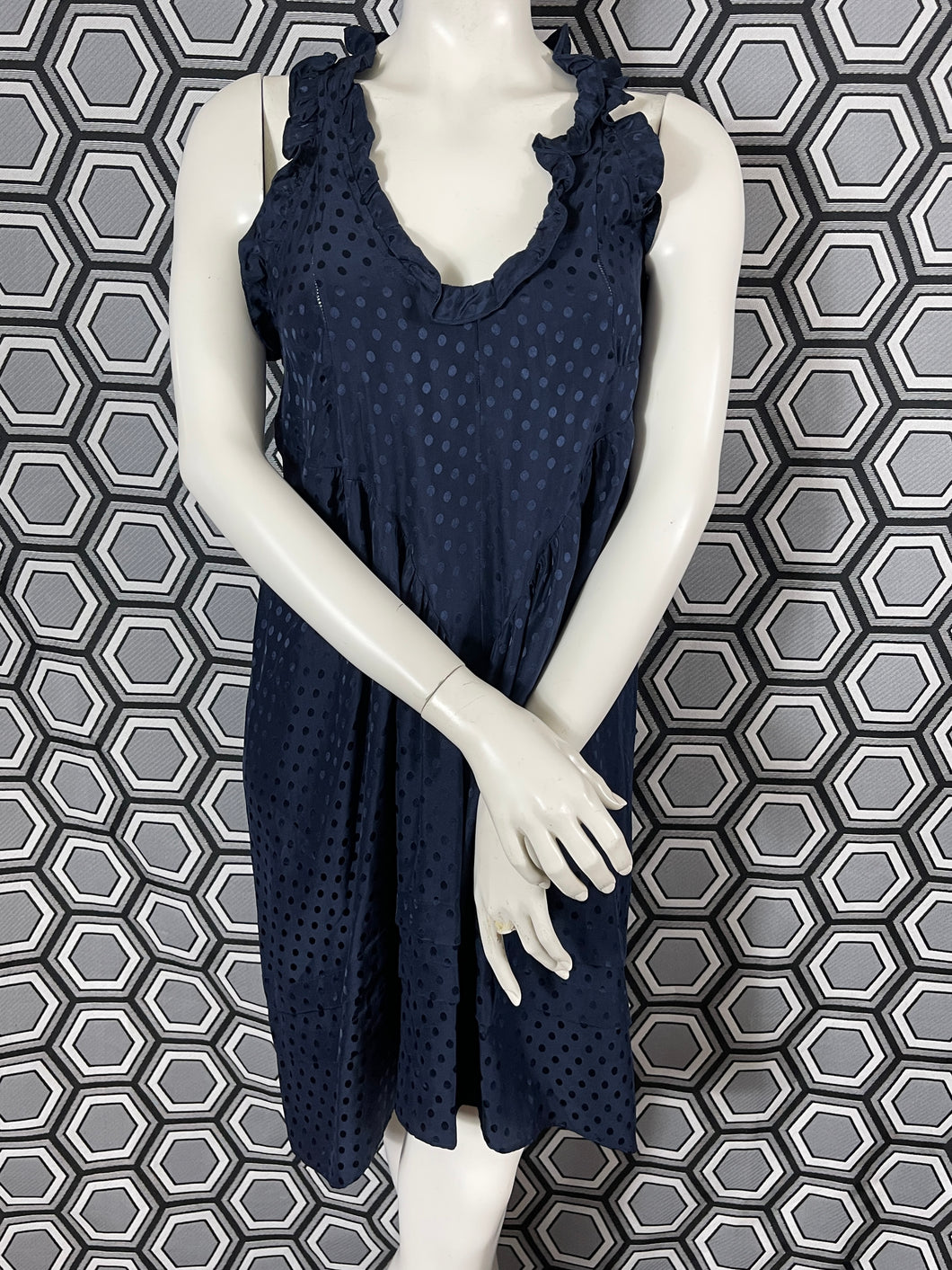 Robe à pois Balenciaga Silk taille 40