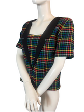 Charger l&#39;image dans la galerie, Haut tartan Jean Charles de Castelbajac taille 36
