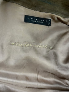 Blouson en daim Twin-set Simona Barbieri taille 40