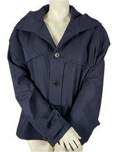 Charger l'image dans la galerie, Veste bleu marine à capuche Yohji Yamamoto taille 38
