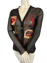 Charger l&#39;image dans la galerie, Cardigan mesh Jean Paul Gaultier taille 38
