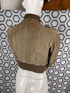 Blouson en daim Twin-set Simona Barbieri taille 40
