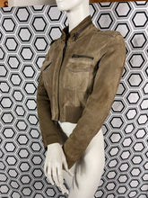 Charger l&#39;image dans la galerie, Blouson en daim Twin-set Simona Barbieri taille 40
