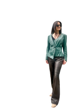 Charger l'image dans la galerie, Veste vintage en cuir Thierry Mugler taille 38
