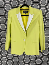 Charger l'image dans la galerie, Veste vert anis et col Blanc Just Cavalli taille 40
