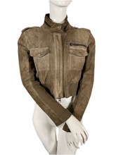 Charger l&#39;image dans la galerie, Blouson en daim Twin-set Simona Barbieri taille 40
