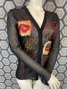 Cardigan mesh Jean Paul Gaultier taille 38
