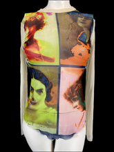 Charger l&#39;image dans la galerie, Haut mesh Jean Paul Gaultier soleil taille 38
