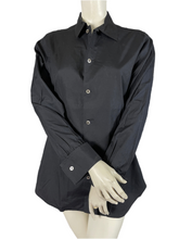 Charger l&#39;image dans la galerie, Chemise noire Yohji Yamamoto taille 40
