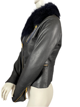 Charger l&#39;image dans la galerie, Blouson en cuir Paul Smith taille 36
