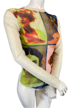 Charger l&#39;image dans la galerie, Haut mesh Jean Paul Gaultier soleil taille 38
