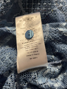 Chemisier en résille brodée Anne Fontaine taille 38