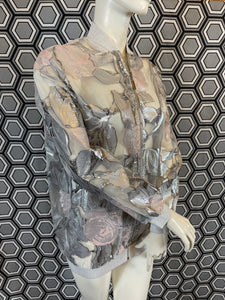 Bomber Gai Mattiolo argenté taille 38