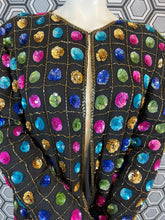 Charger l'image dans la galerie, Veste à sequins vintage taille 40
