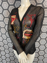 Charger l&#39;image dans la galerie, Cardigan mesh Jean Paul Gaultier taille 38
