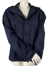 Charger l'image dans la galerie, Veste bleu marine à capuche Yohji Yamamoto taille 38

