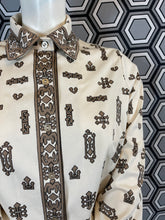Charger l&#39;image dans la galerie, Chemisier Jacques Esterel taille 38
