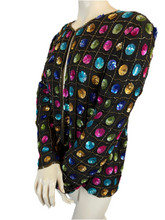 Charger l'image dans la galerie, Veste à sequins vintage taille 40

