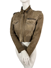 Charger l&#39;image dans la galerie, Blouson en daim Twin-set Simona Barbieri taille 40
