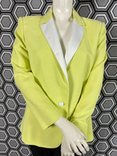 Charger l'image dans la galerie, Veste vert anis et col Blanc Just Cavalli taille 40
