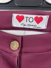 Charger l&#39;image dans la galerie, Incroyable pantalon strass Gai Mattiolo taille 38
